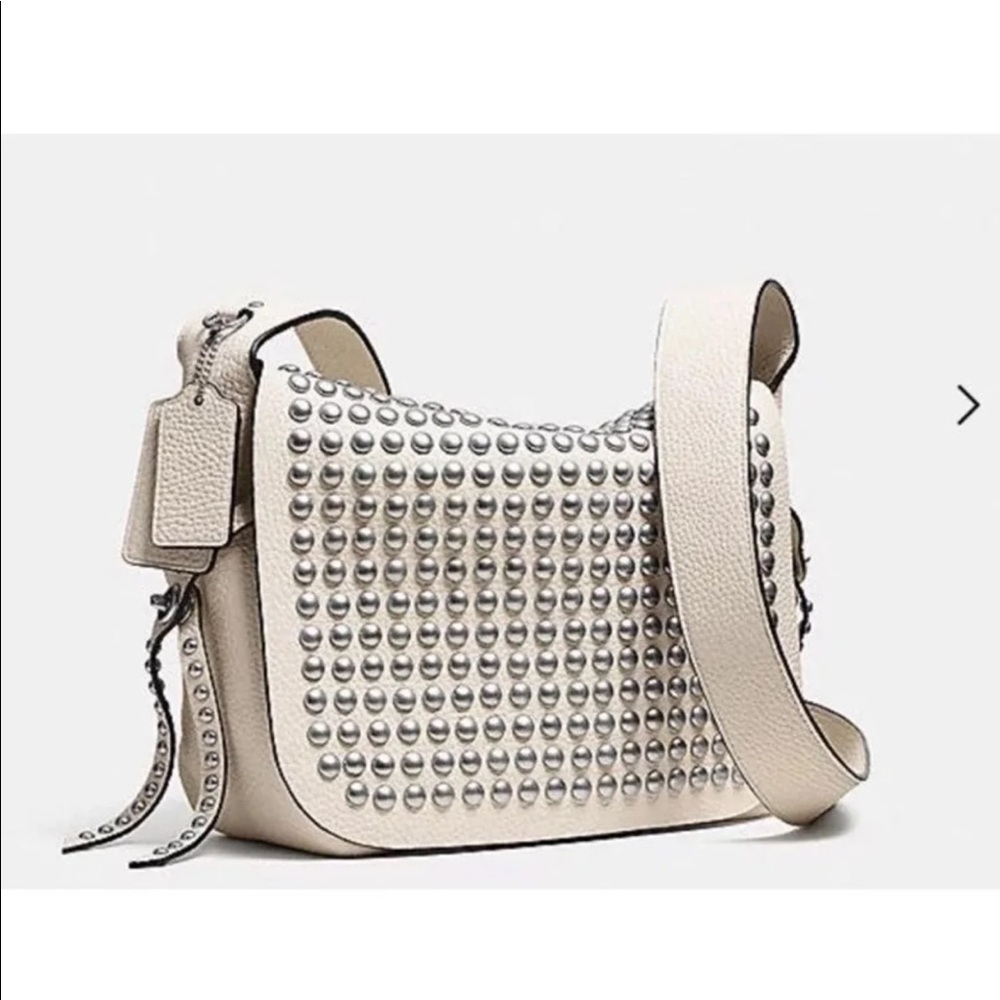 COACH Rivets Flap Dakotah Crossbody